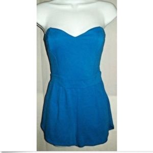Blue Tique Cheap Chic Womens Romper Bow Back Short